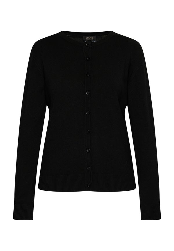 usha BLACK LABEL usha BLACK LABEL Плетена жилетка  черно