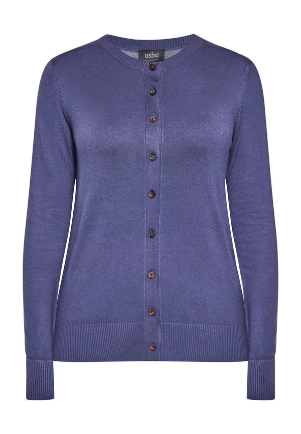 usha BLACK LABEL usha BLACK LABEL Плетена жилетка  морскосиньо