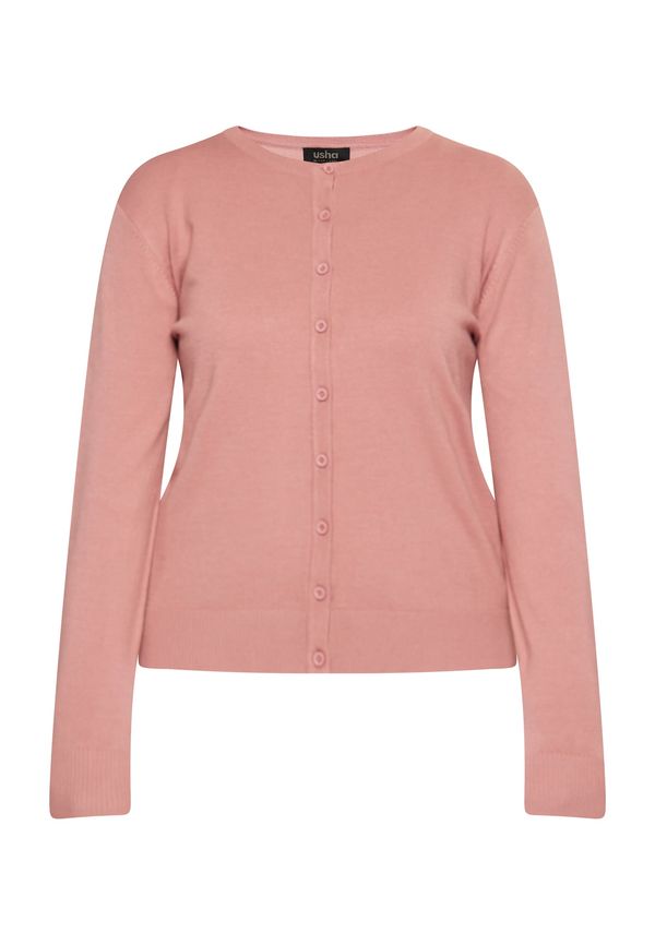 usha BLACK LABEL usha BLACK LABEL Плетена жилетка  пепел от рози