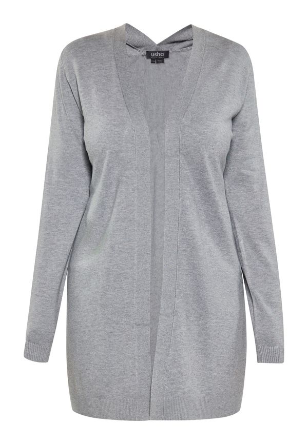 usha BLACK LABEL usha BLACK LABEL Плетена жилетка  сиво