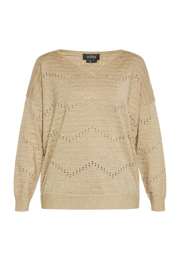 usha BLACK LABEL usha BLACK LABEL Пуловер  бежово