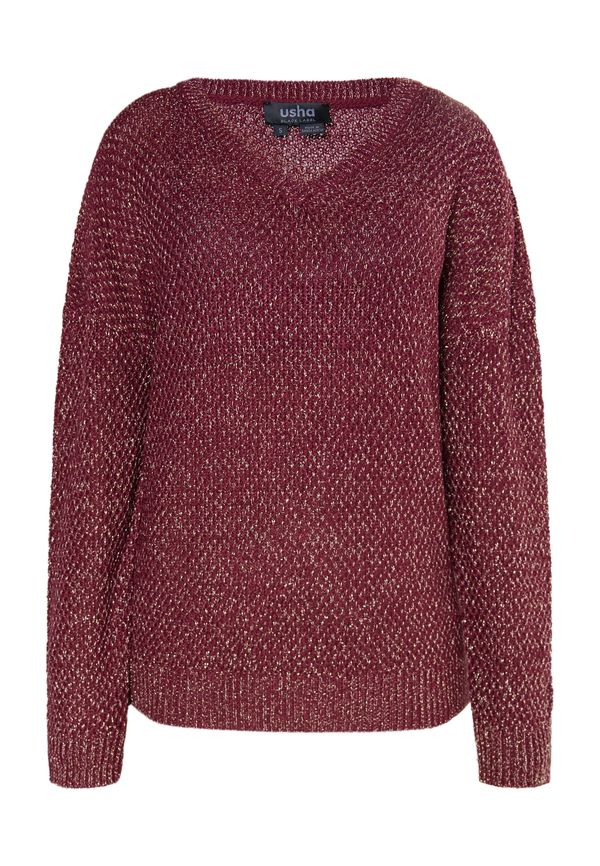 usha BLACK LABEL usha BLACK LABEL Пуловер  винено червено