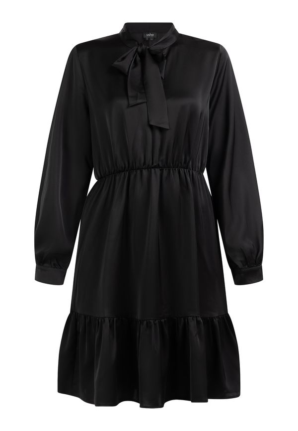 usha BLACK LABEL usha BLACK LABEL Рокля тип риза  черно