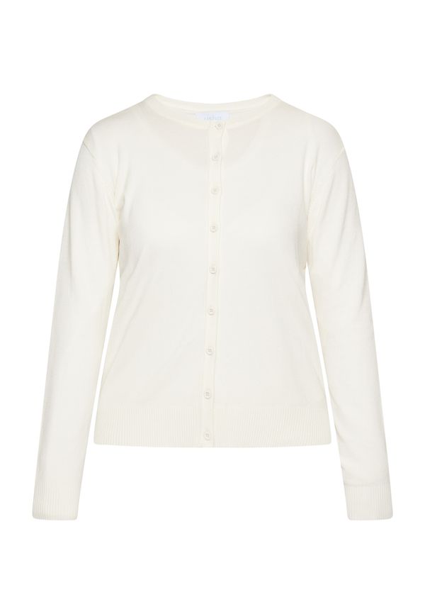 usha BLUE LABEL usha BLUE LABEL Плетена жилетка  бял памук