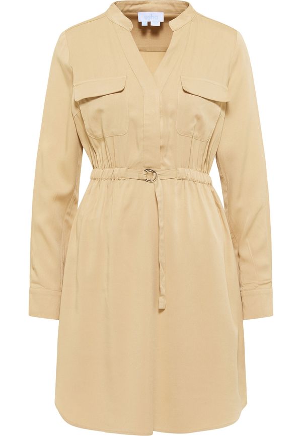 usha BLUE LABEL usha BLUE LABEL Рокля  цвят "пясък"