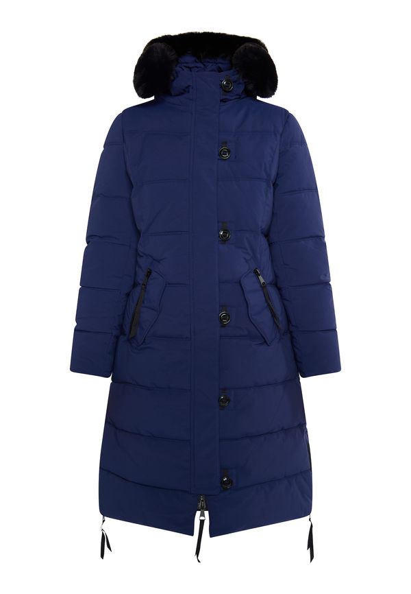 usha BLUE LABEL usha BLUE LABEL Зимно палто 'Fenia'  морскосиньо / черно