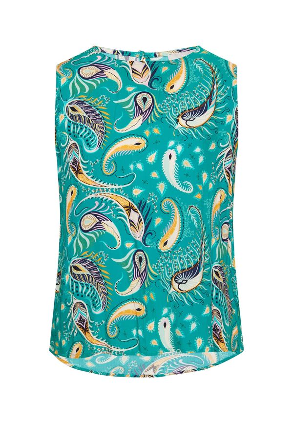 Usha Usha Блуза  кремаво / морскосиньо / тюркоазен / черно / бяло