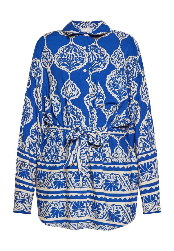 Usha Usha Блуза  синьо / бяло