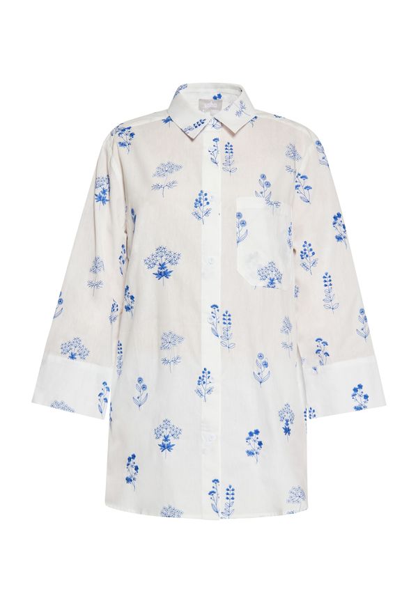 Usha Usha Блуза  синьо / бяло