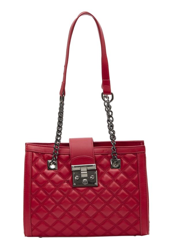 Usha Usha Чанта за през рамо  сребърно сиво / червено