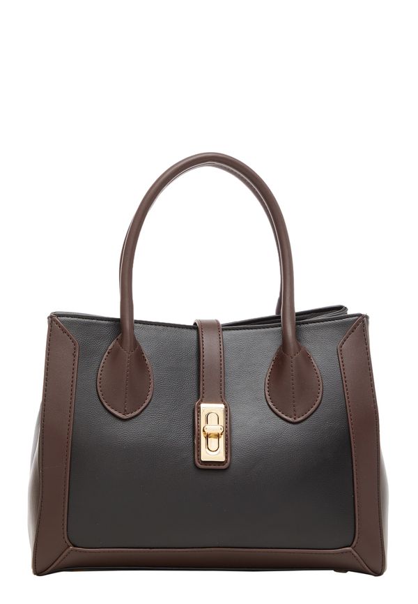 Usha Usha Дамска чанта  кафяво / черно