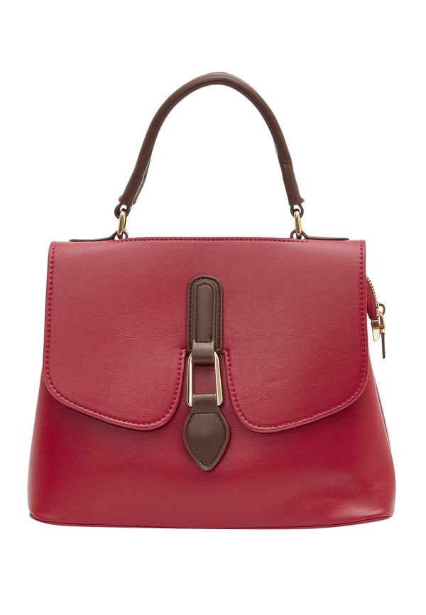 Usha Usha Дамска чанта  кафяво / червено