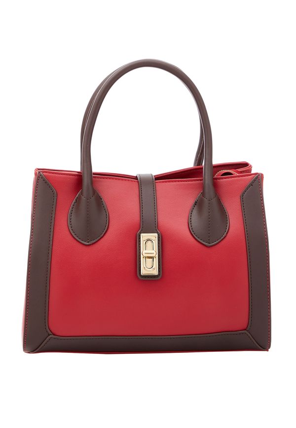 Usha Usha Дамска чанта  шоколад / червено