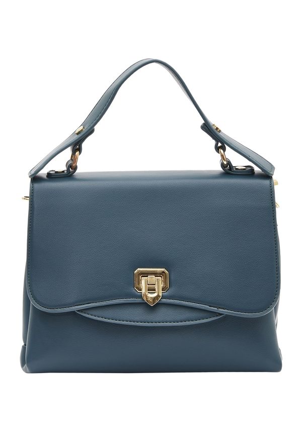 Usha Usha Дамска чанта  синьо / злато