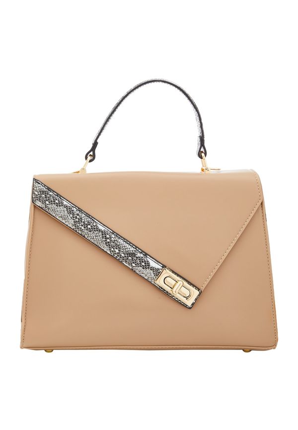 Usha Usha Дамска чанта  тъмнобежово / сиво / антрацитно черно / бяло