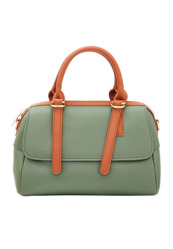 Usha Usha Дамска чанта  зелено / тъмнооранжево