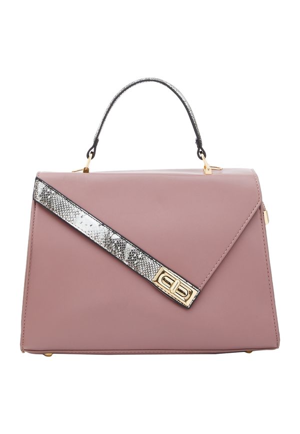 Usha Usha Дамска чанта  злато / светлорозово / черно / бяло