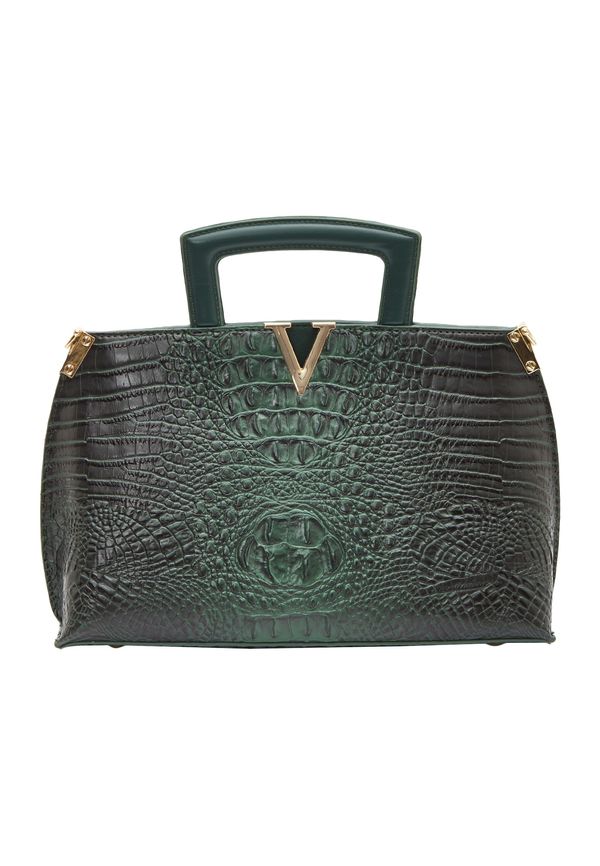 Usha Usha Дамска чанта  злато / тъмнозелено