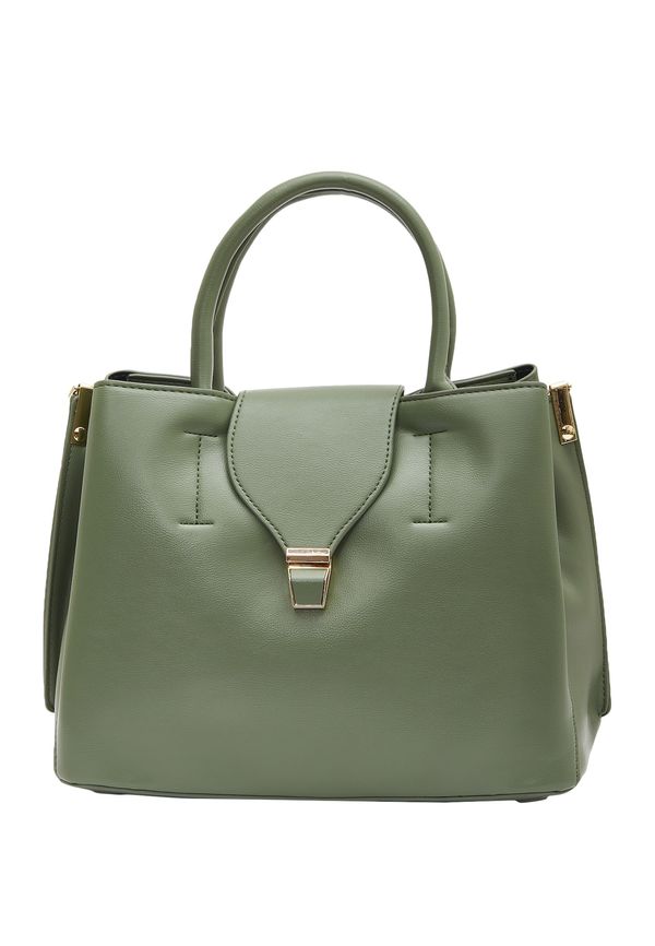 Usha Usha Дамска чанта  злато / зелено