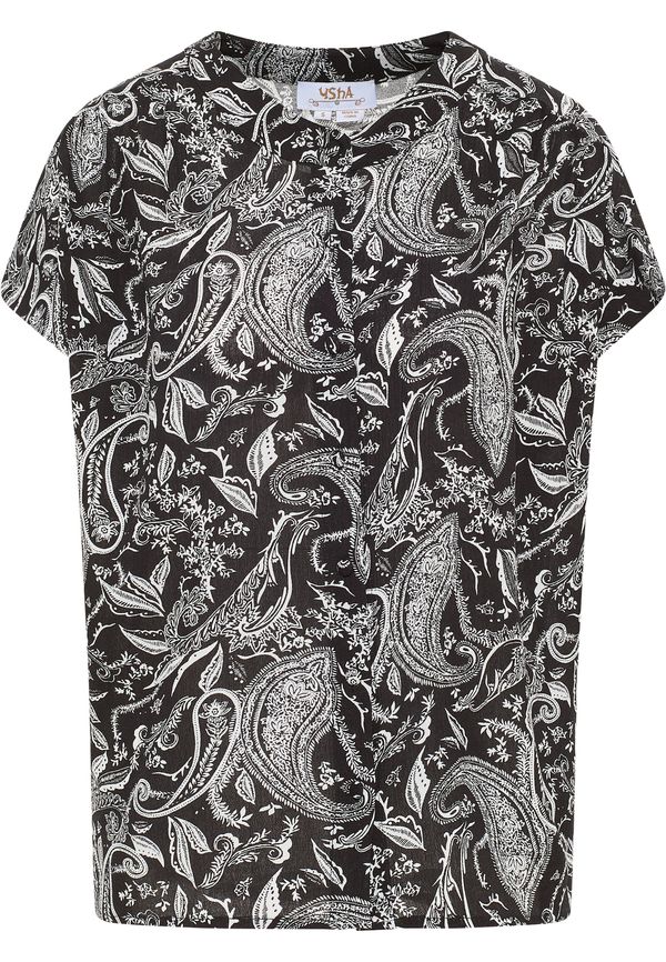 usha FESTIVAL usha FESTIVAL Блуза  черно / бяло