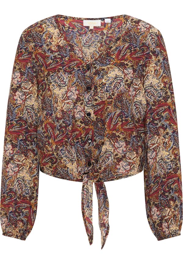 usha FESTIVAL usha FESTIVAL Блуза  маслина / пъстро