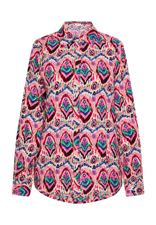 usha FESTIVAL usha FESTIVAL Блуза  синьо / зелено / розово / бяло