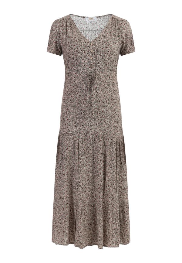 usha FESTIVAL usha FESTIVAL Лятна рокля  бежово / червено / черно