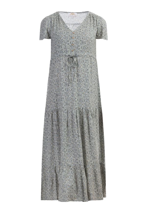 usha FESTIVAL usha FESTIVAL Лятна рокля 'Carnea'  ултрамарин синьо / камък / маслина