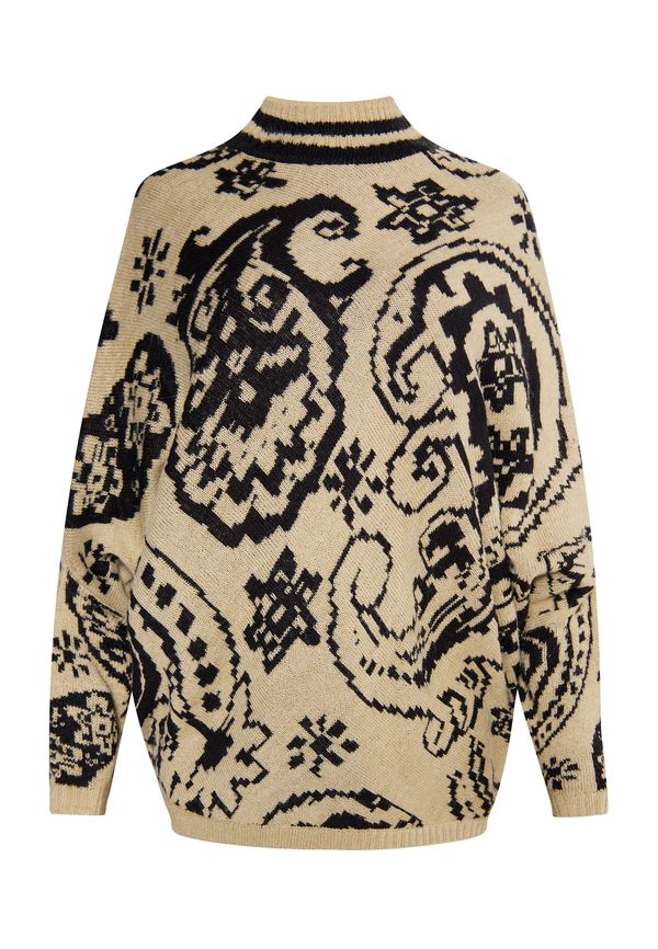 usha FESTIVAL usha FESTIVAL Пуловер 'Rakata'  бежово / черно