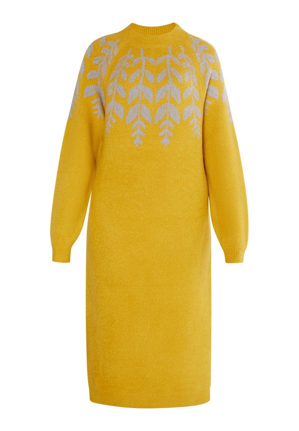 Usha Usha Плетена рокля 'Lurea'  къри / сиво