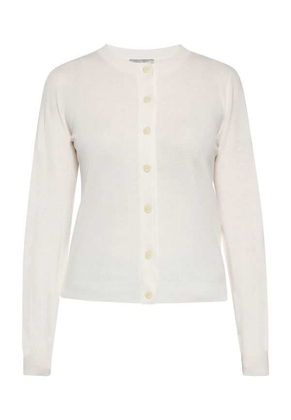 Usha Usha Плетена жилетка  бял памук