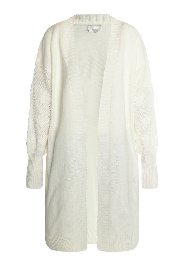 Usha Usha Плетена жилетка  естествено бяло