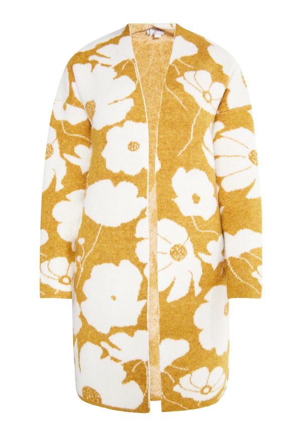 Usha Usha Плетена жилетка 'Lurea'  къри / бяло