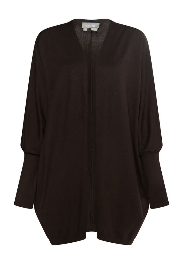 Usha Usha Плетена жилетка 'Lurea'  тъмнокафяво