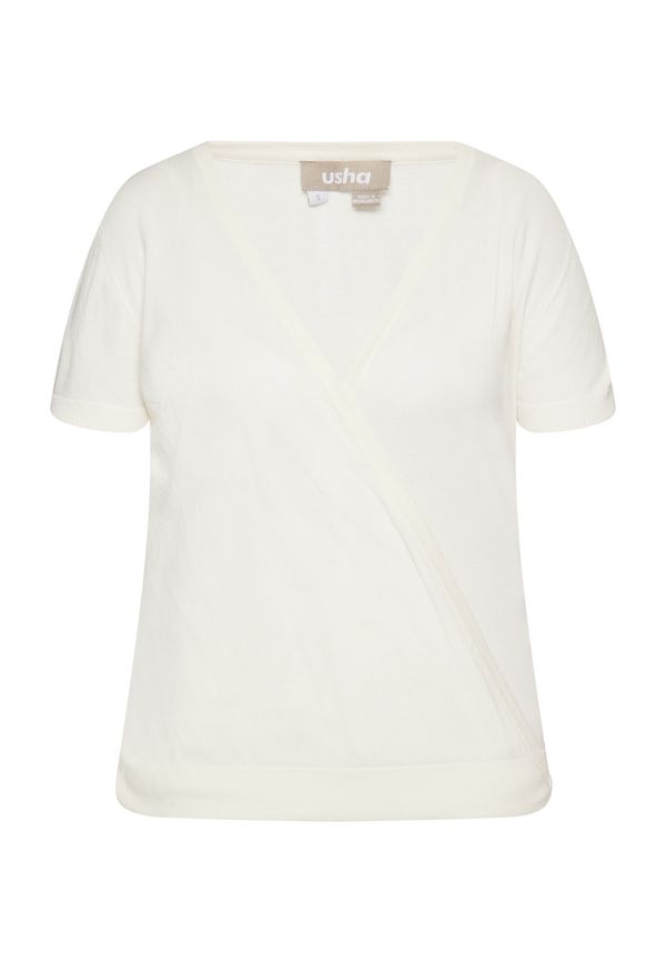 Usha Usha Пуловер  бял памук