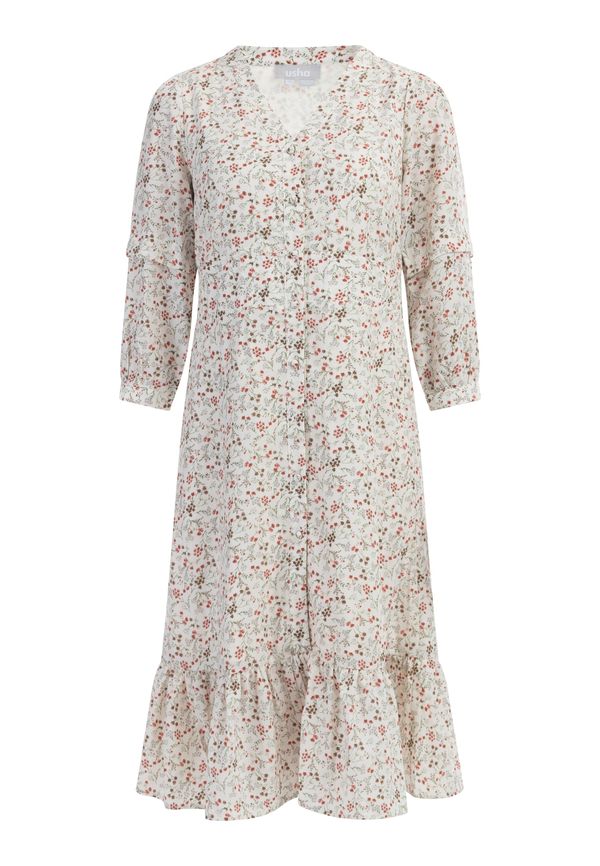 Usha Usha Рокля  пъстро / мръсно бяло