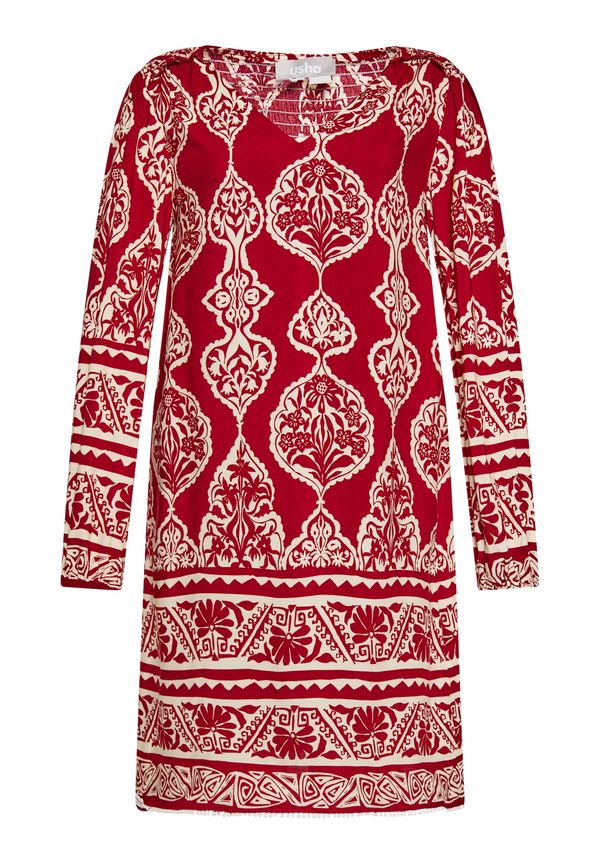 Usha Usha Рокля  светлобежово / тъмночервено