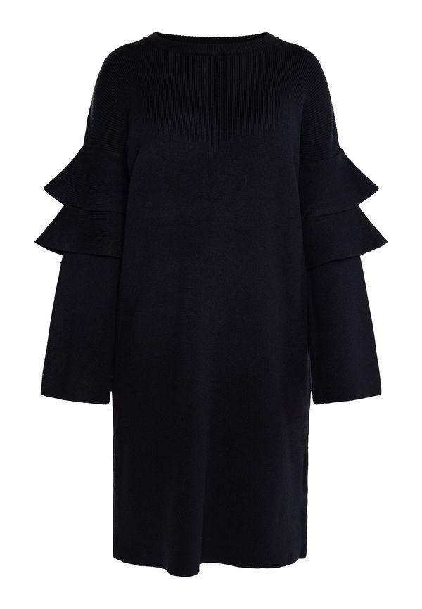 usha WHITE LABEL usha WHITE LABEL Плетена рокля  черно