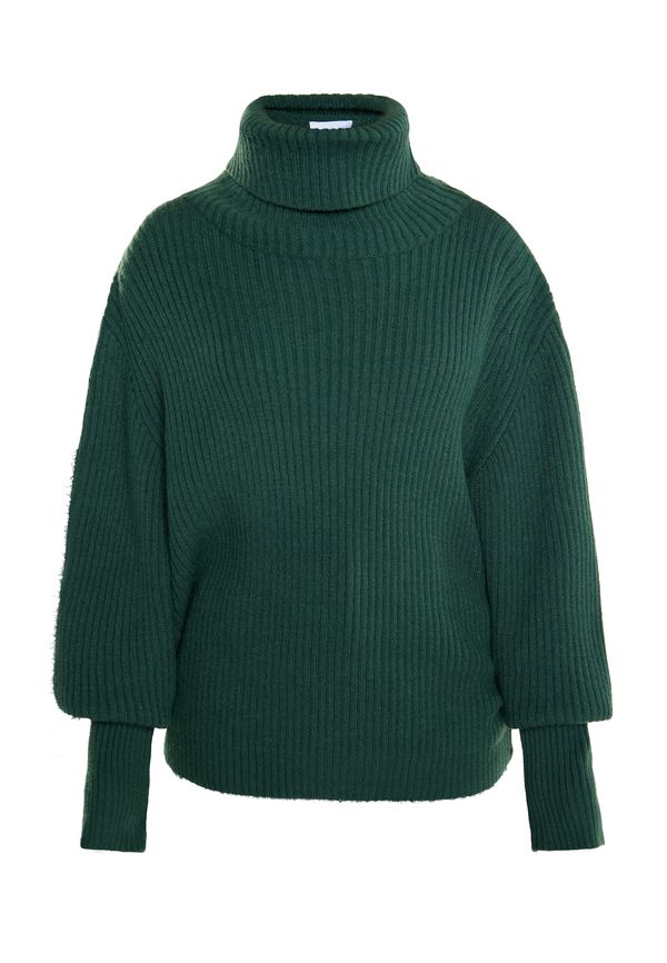 usha WHITE LABEL usha WHITE LABEL Пуловер 'Iridia'  тъмнозелено