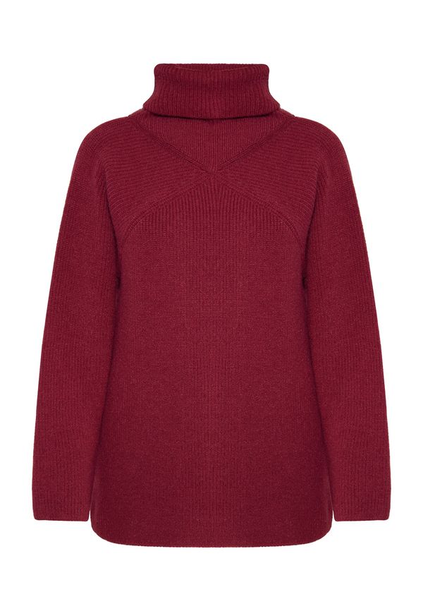 usha WHITE LABEL usha WHITE LABEL Пуловер 'Teylon'  тъмночервено