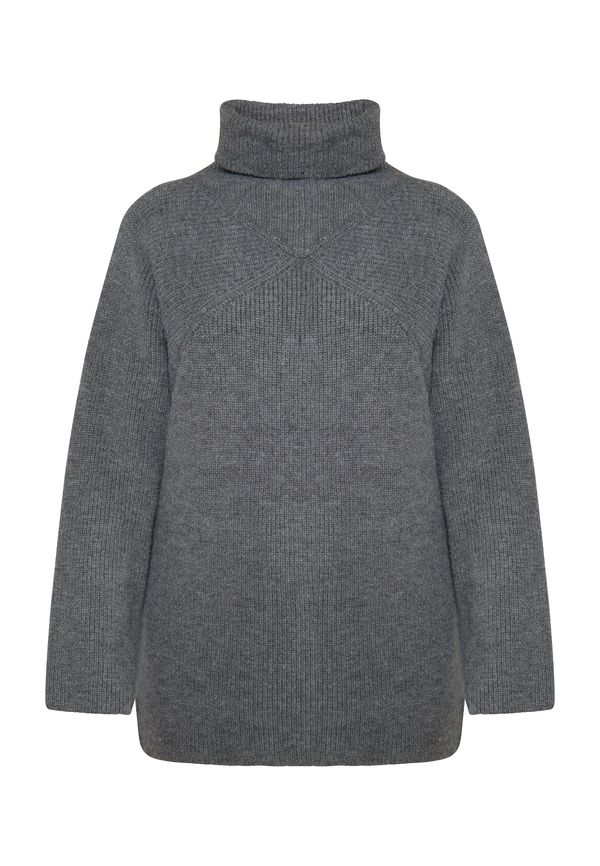 usha WHITE LABEL usha WHITE LABEL Пуловер 'Teylon'  тъмносиво