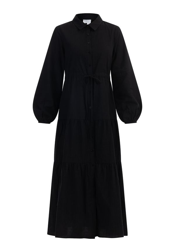 usha WHITE LABEL usha WHITE LABEL Рокля тип риза  черно