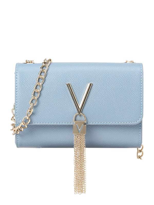 VALENTINO VALENTINO Чанта с презрамки 'DIVINA'  светлосиньо / злато