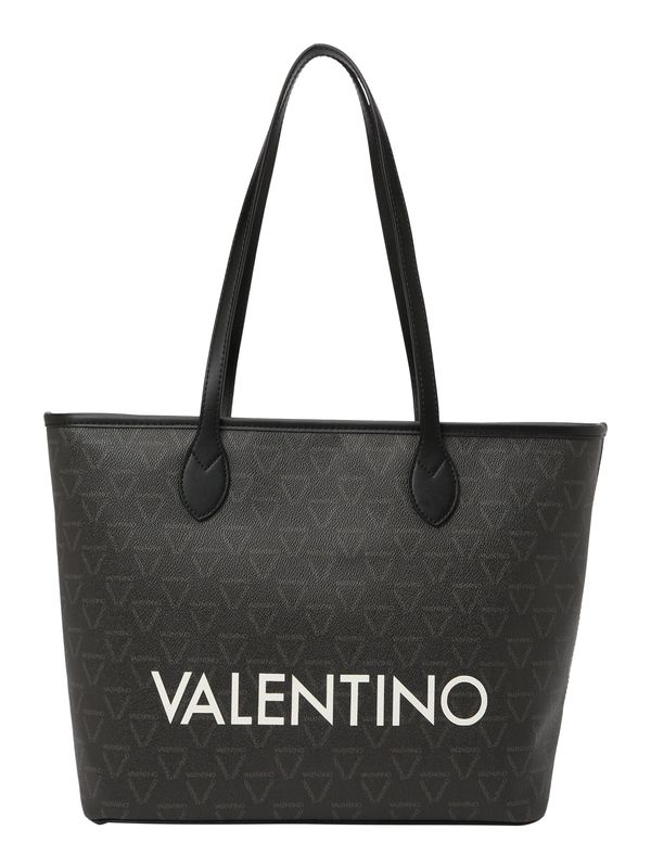 VALENTINO VALENTINO "Чанта тип ""Shopper"""  сиво / черно / бяло