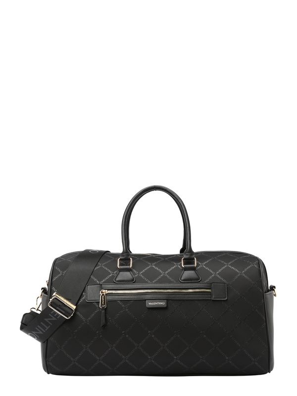VALENTINO VALENTINO Пътна чанта  черно / сребърно