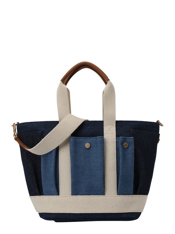 Vanessa Bruno Vanessa Bruno "Чанта тип ""Shopper"""  бежово / син деним / тъмносиньо / кафяво