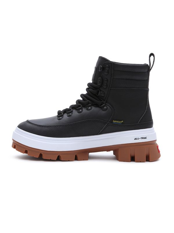 VANS VANS Боти с връзки  кафяво / черно / бяло