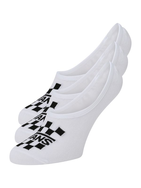 VANS VANS Дамски чорапи тип терлици  черно / бяло