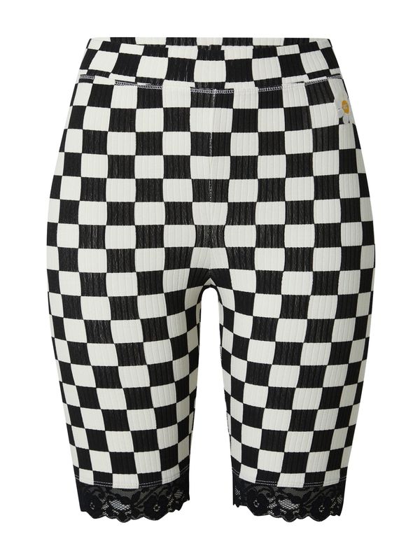 VANS VANS Клин 'OVERSIZED FLORAL'  жълто / черно / бяло