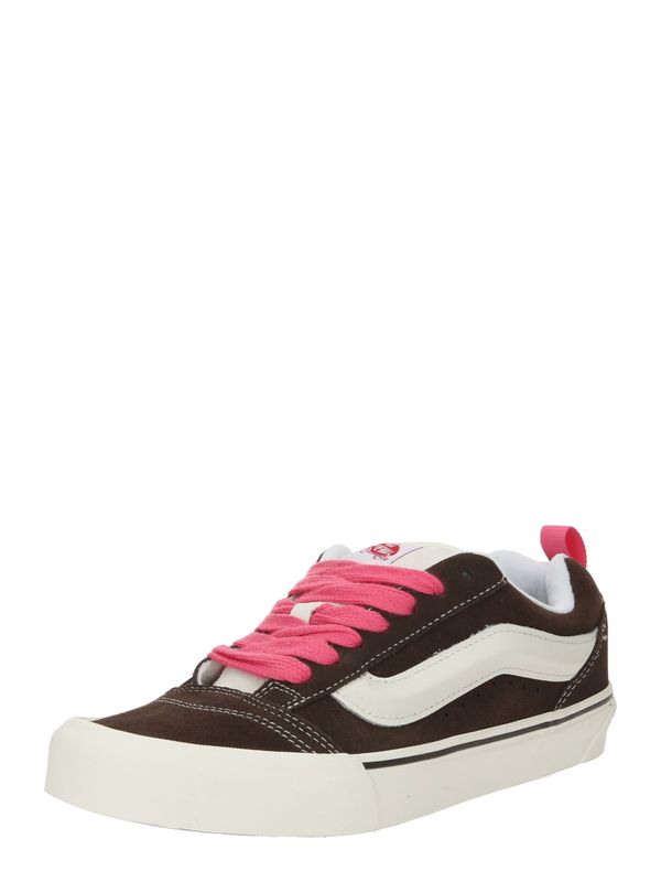 VANS VANS Ниски маратонки 'Knu Skool'  тъмнокафяво / розово / бяло